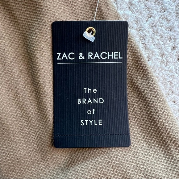 NWT Zac & Rachel Camel Oat Pull On Pants Size 12 - Picture 6 of 12